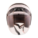 SMK RETRO JET MOTORCYCLE OPEN FACE HELMET