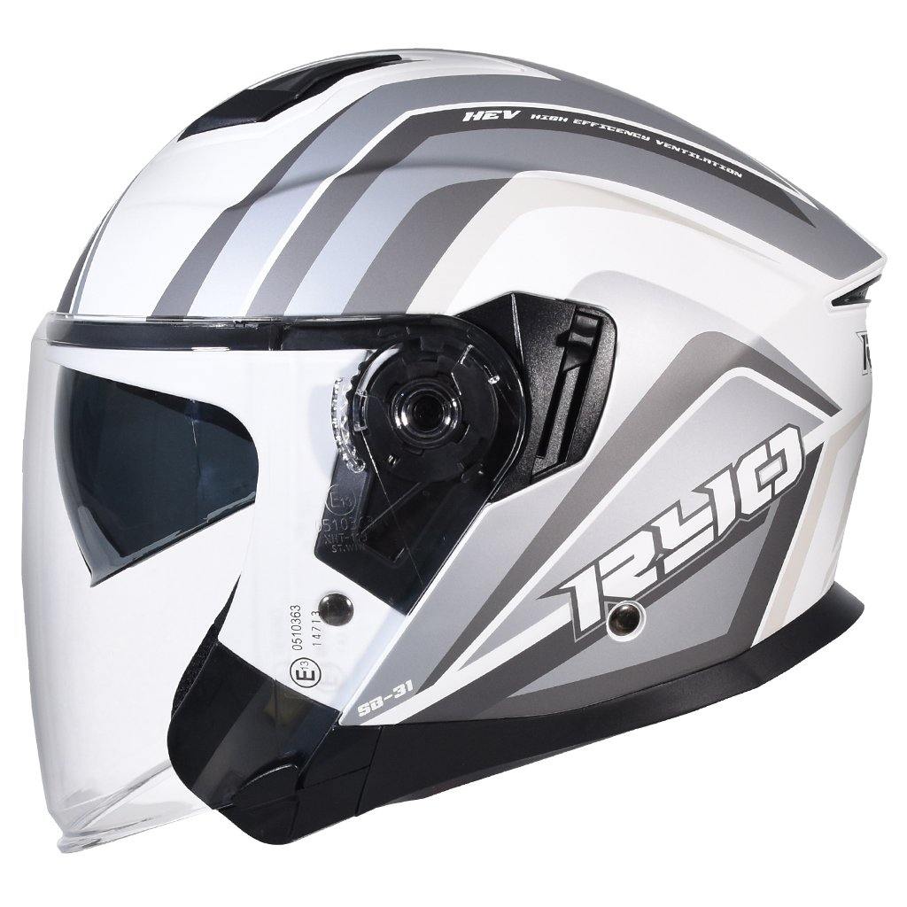 RYO RO-3 (SB-31) MOTORCYCLE OPEN FACE HELMET