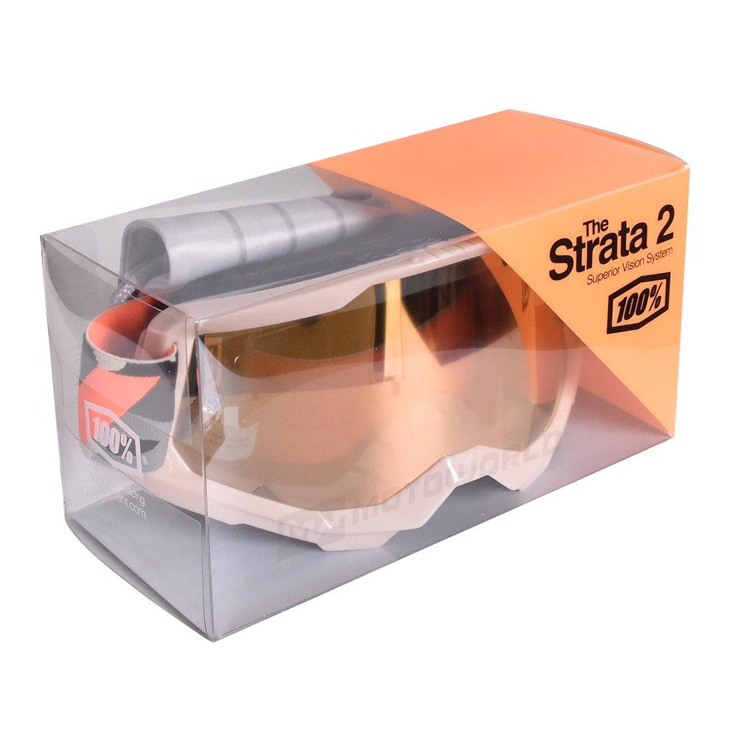 100% STRATA 2 HELMET GOGGLES