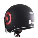 SMK RETRO JET MOTORCYCLE OPEN FACE HELMET