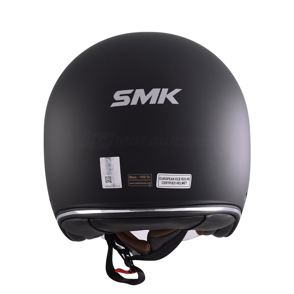 SMK RETRO JET MOTORCYCLE OPEN FACE HELMET