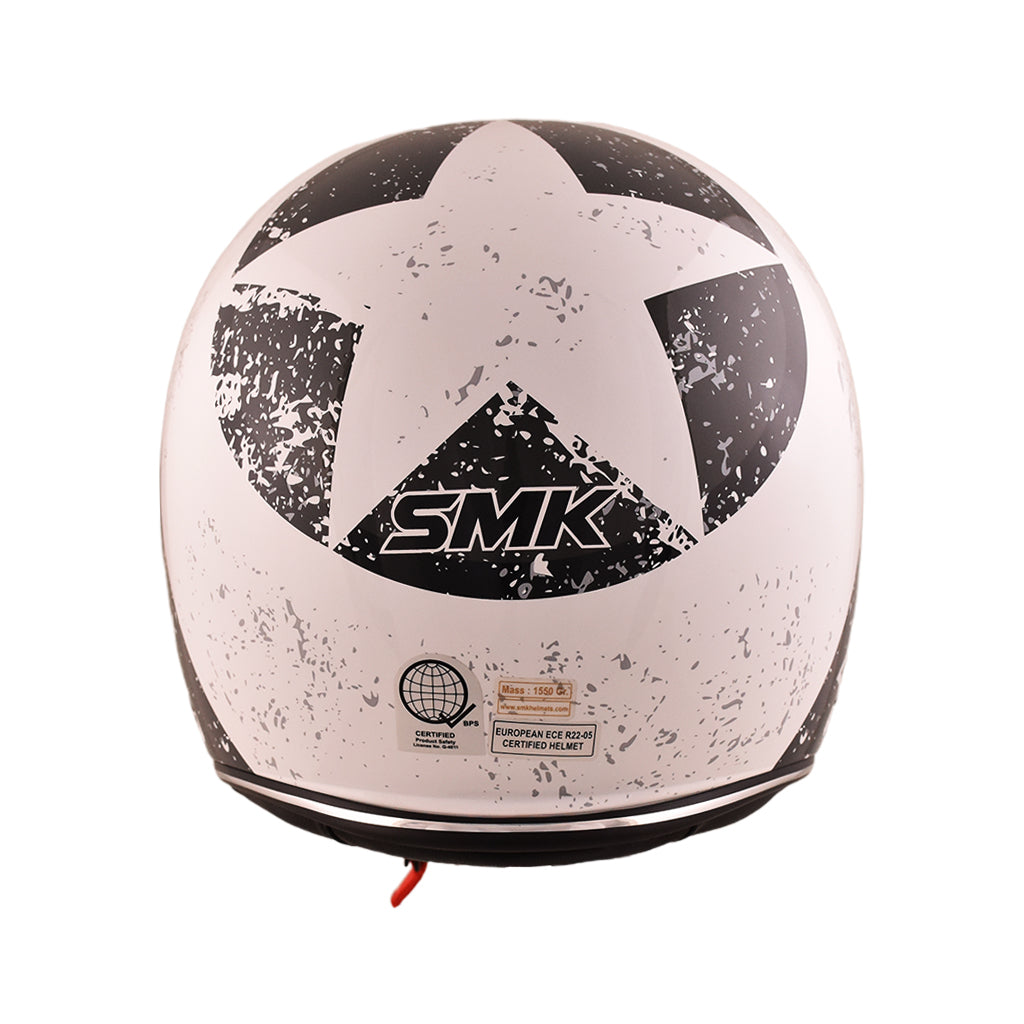 SMK RETRO JET MOTORCYCLE OPEN FACE HELMET