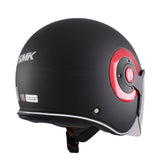 SMK RETRO JET MOTORCYCLE OPEN FACE HELMET