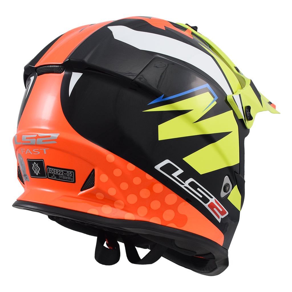 LS2 MX437 FAST MOTORCYCLE MOTARD HELMET