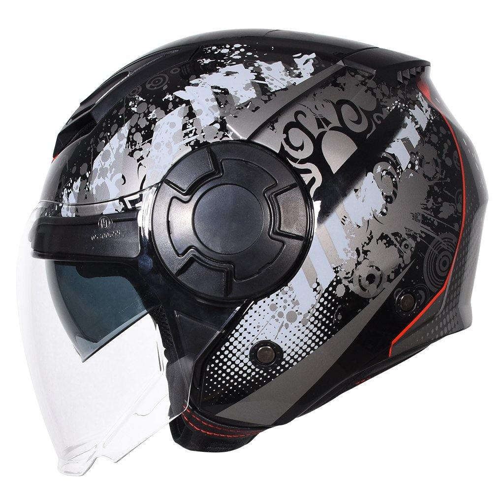 RYO RO-2 (FS-729) MOTORCYCLE OPEN FACE HELMET