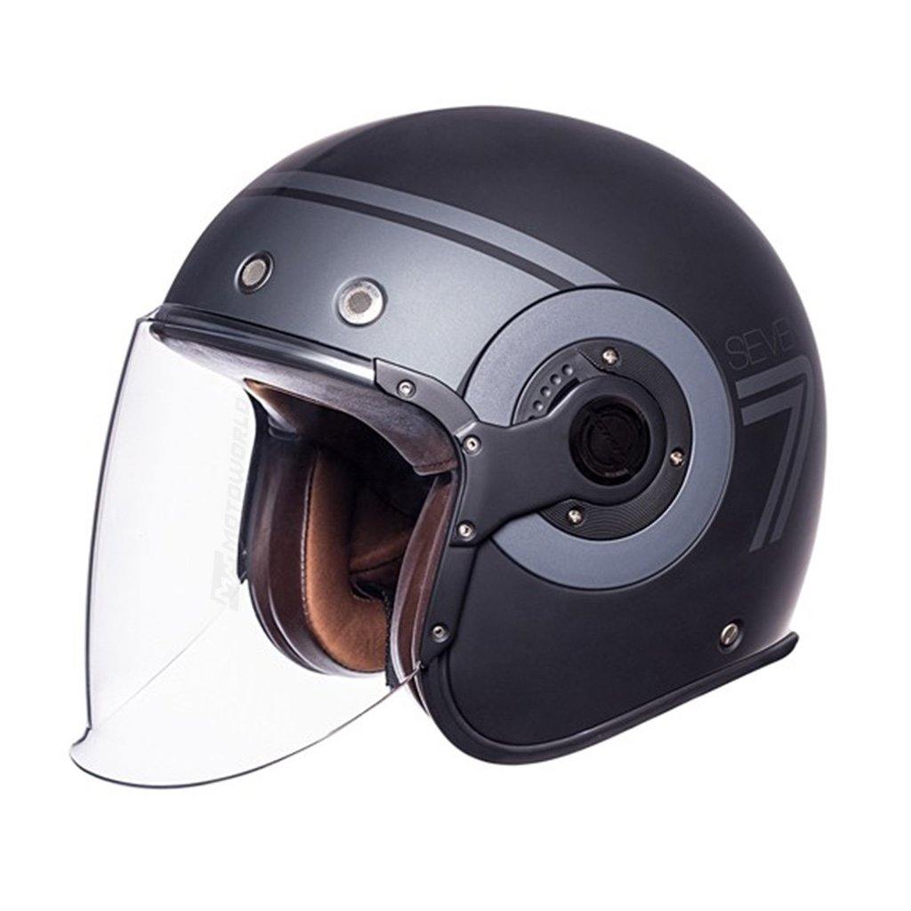 SMK RETRO JET MOTORCYCLE OPEN FACE HELMET