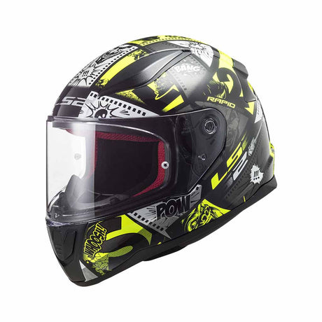 LS2 FF353J RAPID MOTORCYCLE FULL FACE HELMET FOR JUNIOR