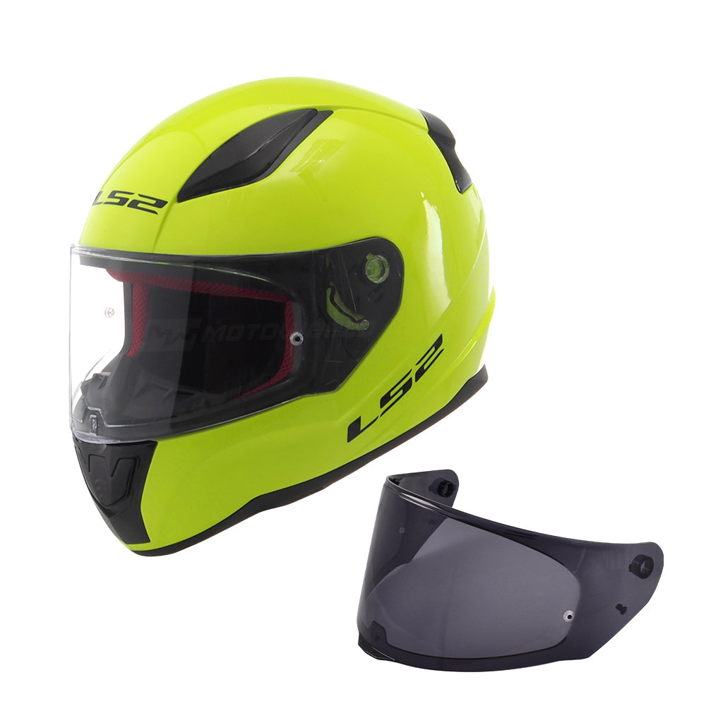 LS2 FF353 RAPID MOTORCYCLE FULL FACE HELMET W/ FREE SPOILER & VISOR