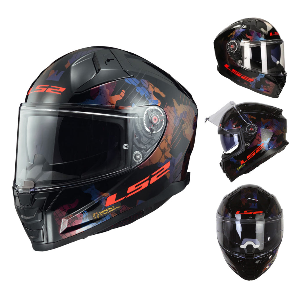 LS2 FF811 VECTOR GRAPHICS FULL FACE HELMET