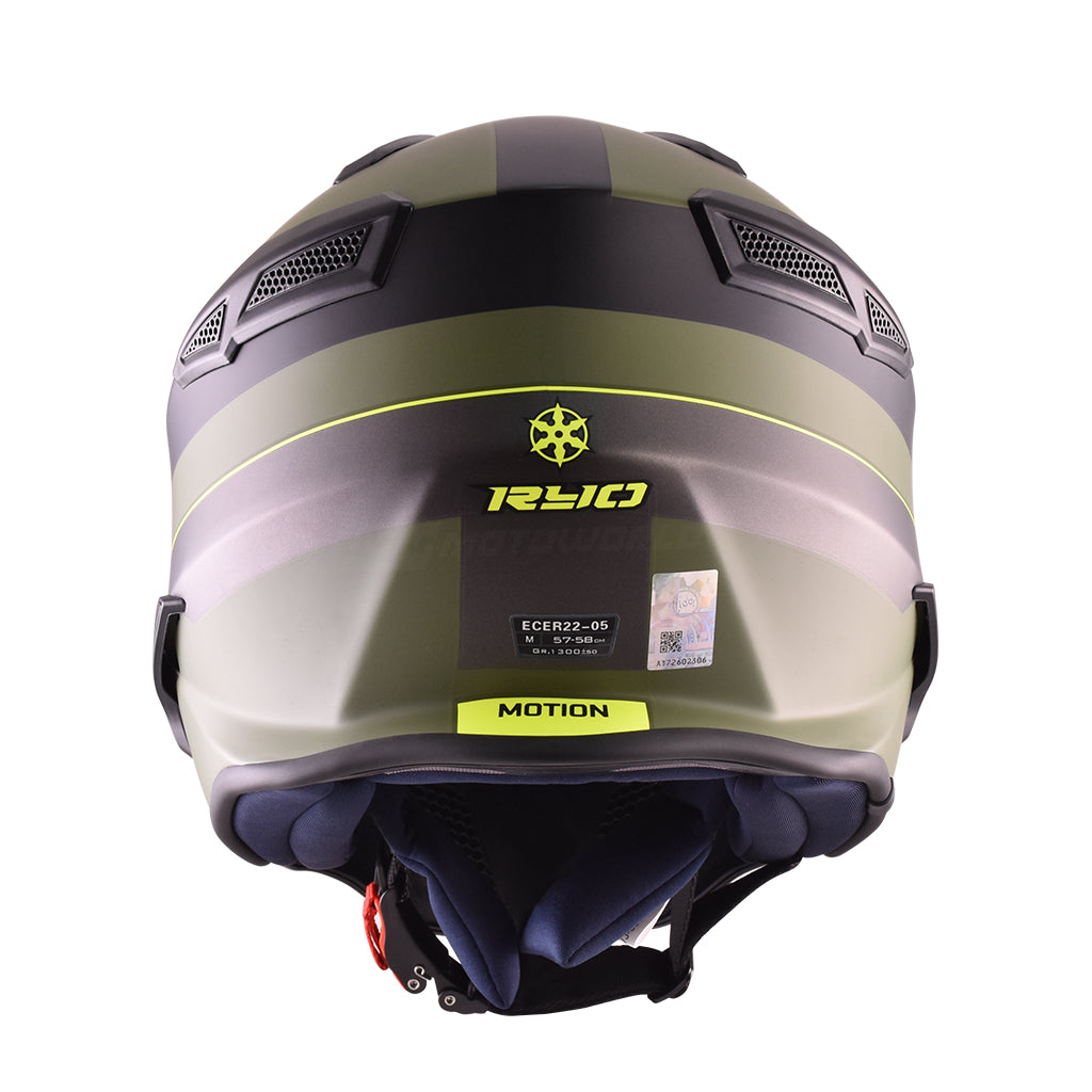 RYO RX-1 (FS-726) MOTORCYCLE OPEN FACE HELMET