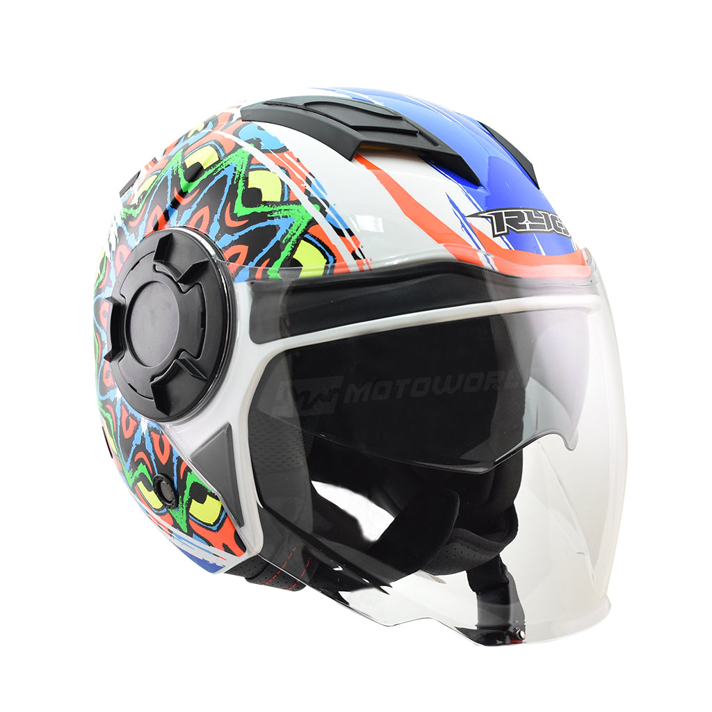 RYO RO-2 (FS-729) MOTORCYCLE OPEN FACE HELMET