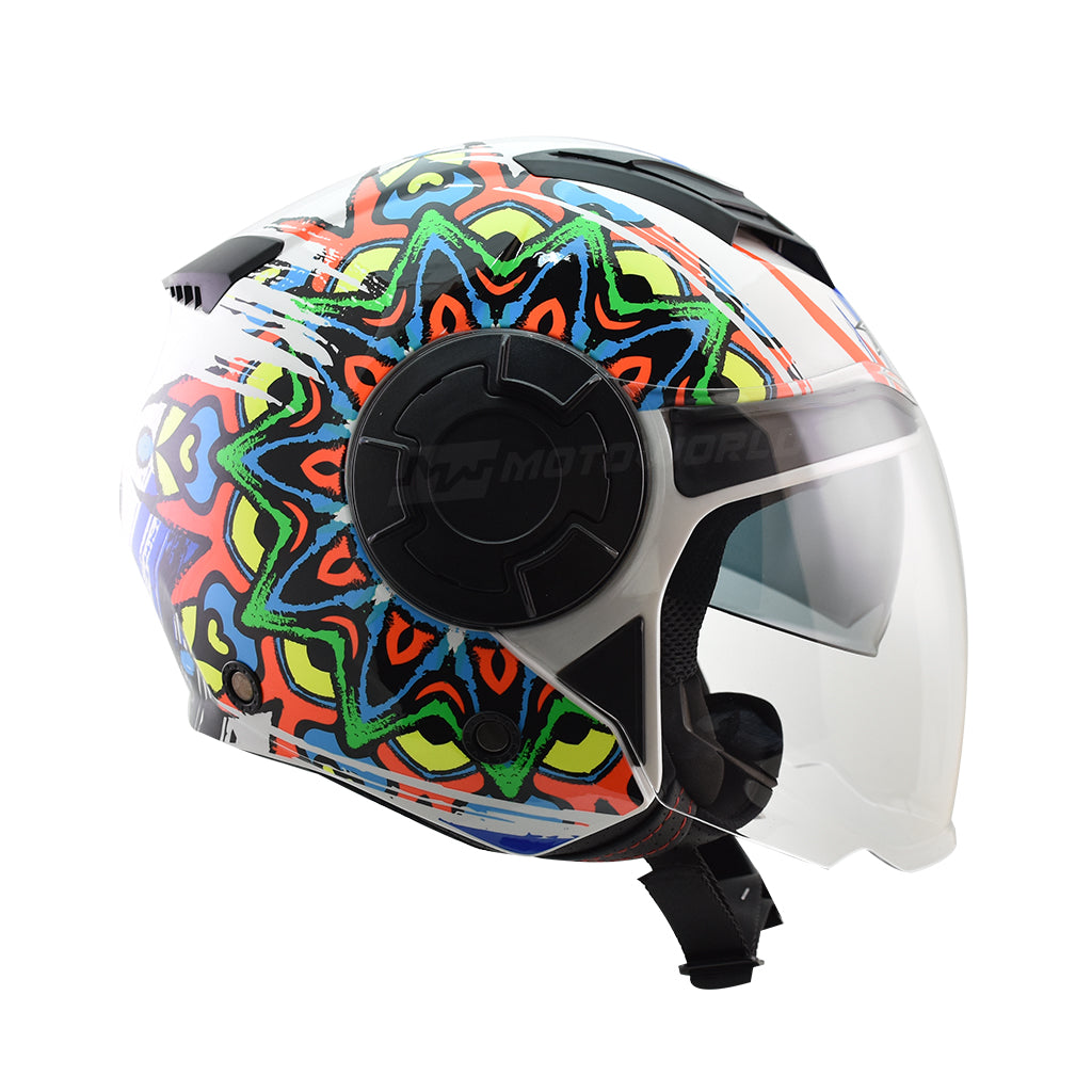 RYO RO-2 (FS-729) MOTORCYCLE OPEN FACE HELMET