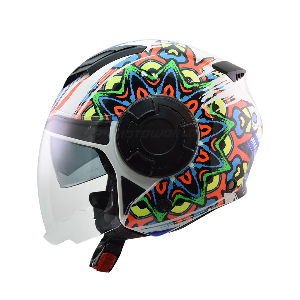 RYO RO-2 (FS-729) MOTORCYCLE OPEN FACE HELMET