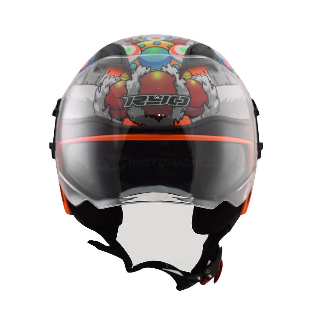 RYO RO-2 (FS-729) MOTORCYCLE OPEN FACE HELMET