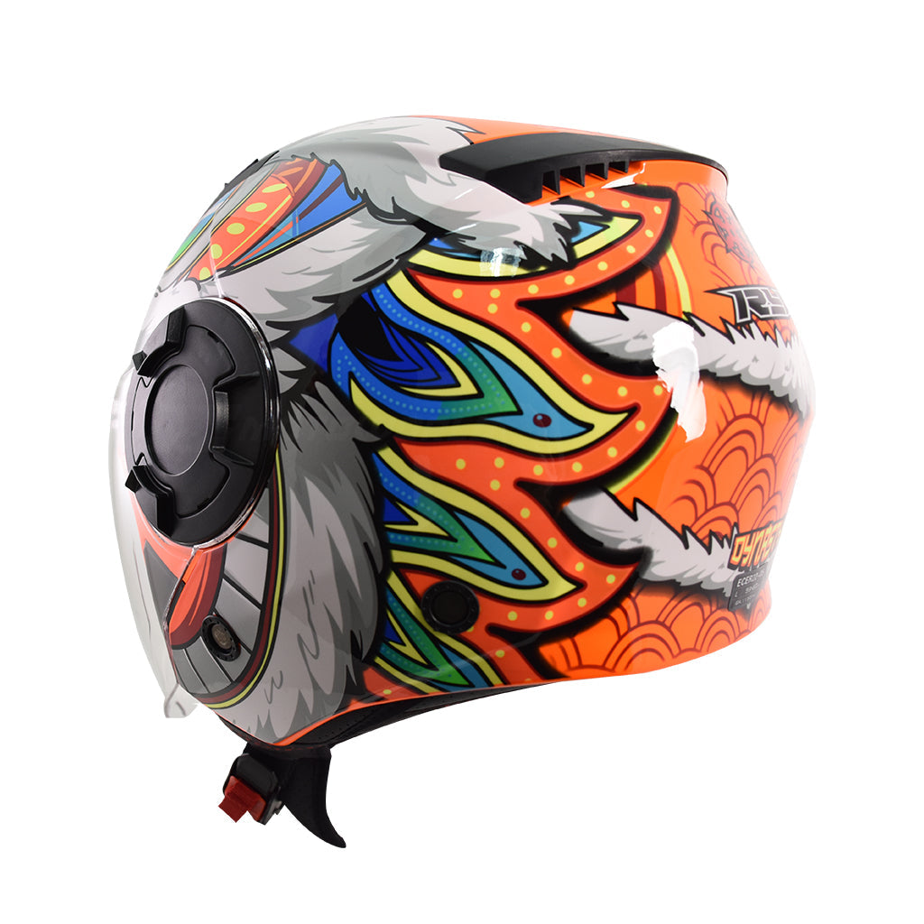 RYO RO-2 (FS-729) MOTORCYCLE OPEN FACE HELMET