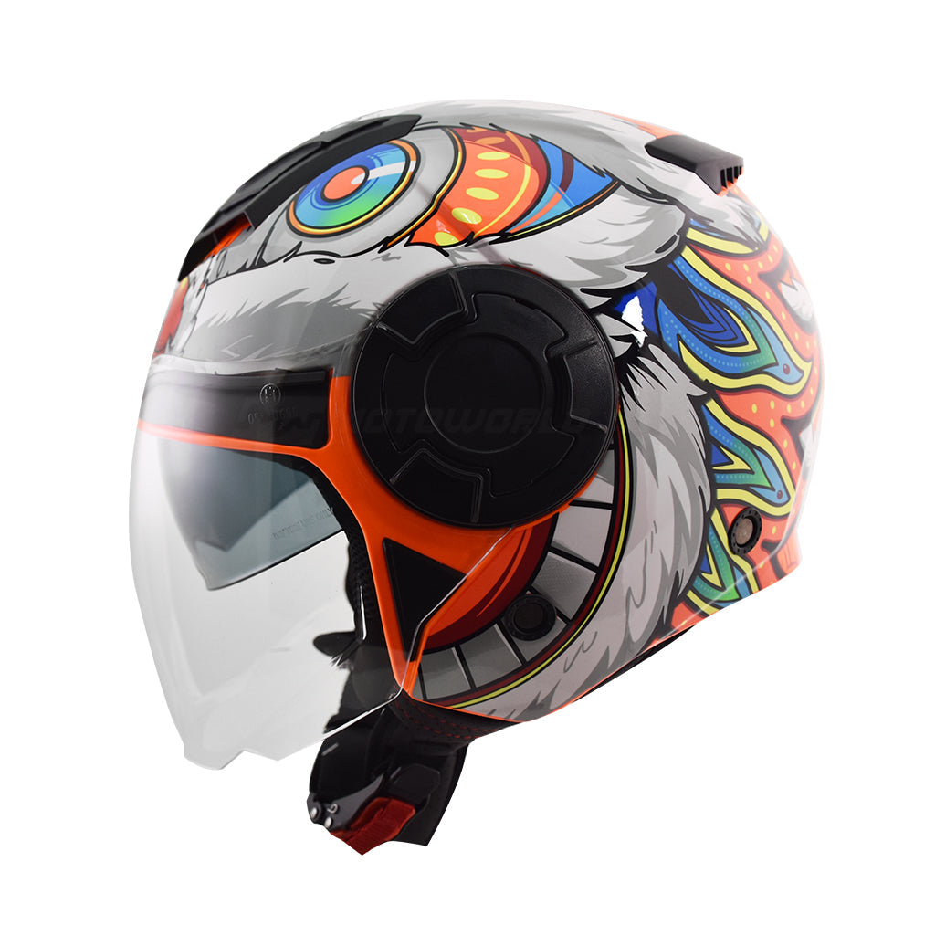 RYO RO-2 (FS-729) MOTORCYCLE OPEN FACE HELMET