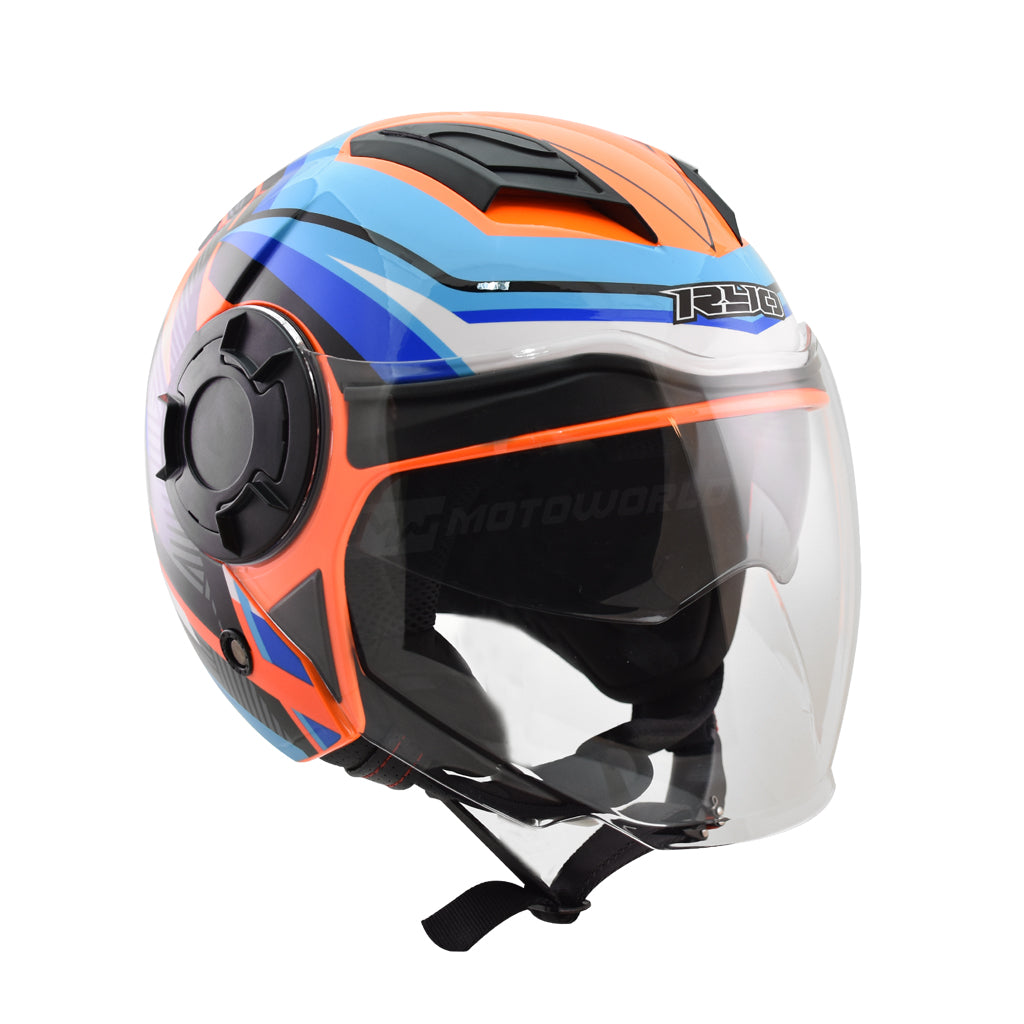 RYO RO-2 (FS-729) MOTORCYCLE OPEN FACE HELMET