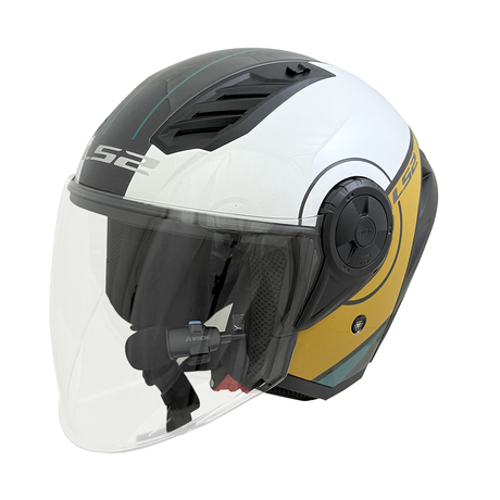 LS2 OF616 AIRFLOW II OPEN FACE HELMET w/ BLUETOOTH AIRIDE