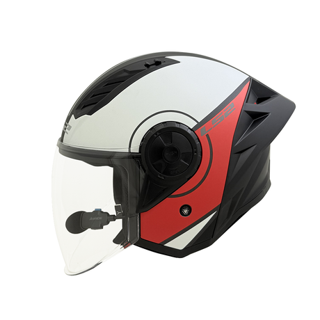 LS2 OF616 AIRFLOW II OPEN FACE HELMET w/ BLUETOOTH AIRIDE