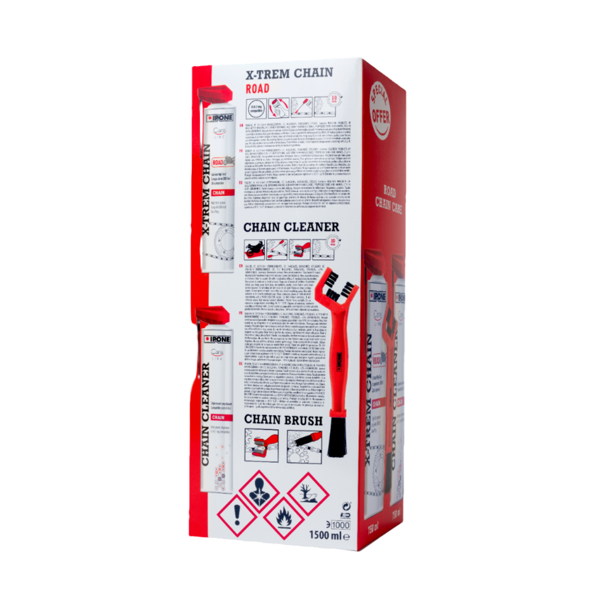 IPONE CHAIN & GREASE CLEANER ROAD PACK