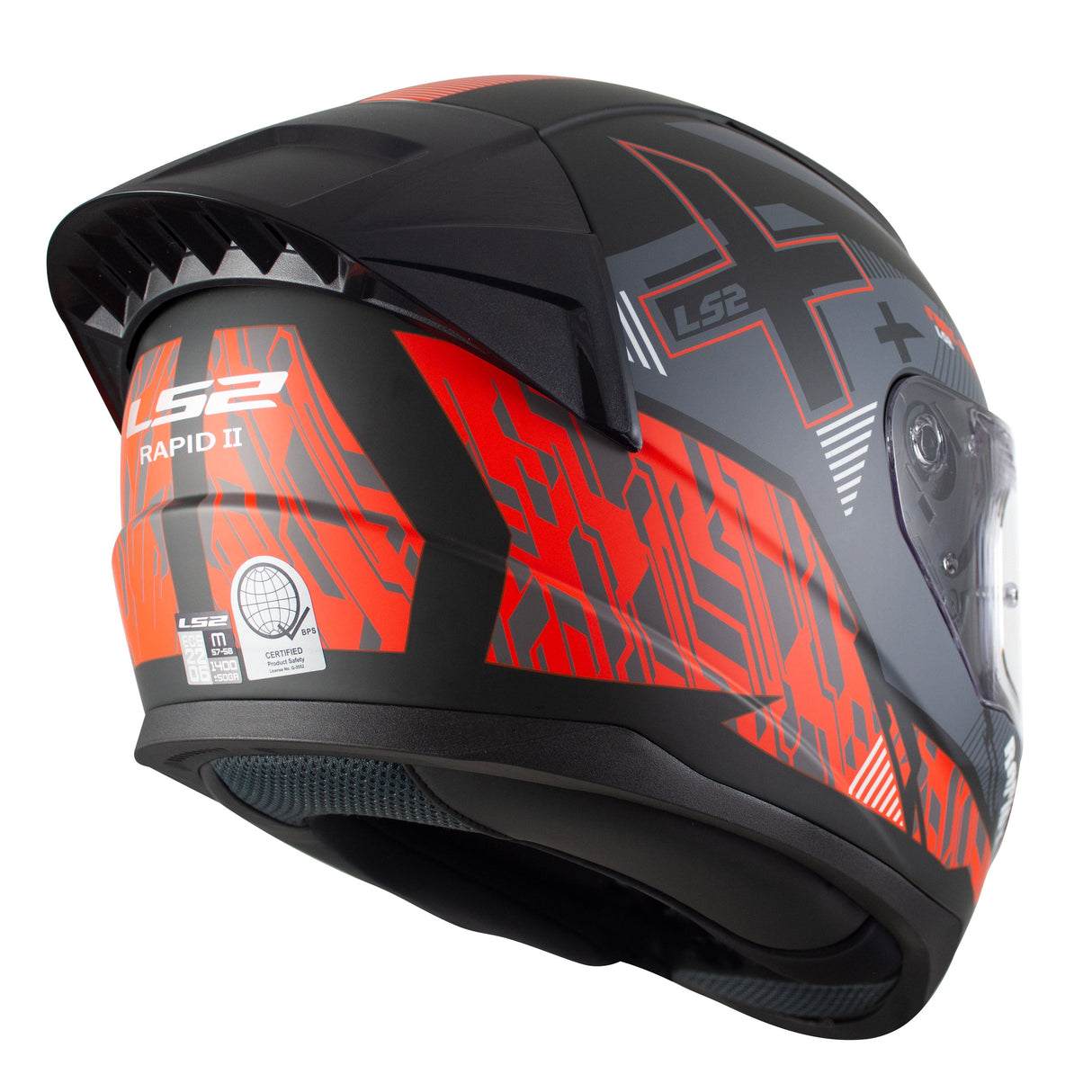 LS2 FF353 RAPID II MOTORCYCLE FULL FACE HELMET