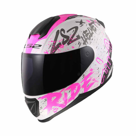 LS2 FF802 FLASH MOTORCYCLE FULL FACE HELMET w/ EXTRA VISOR