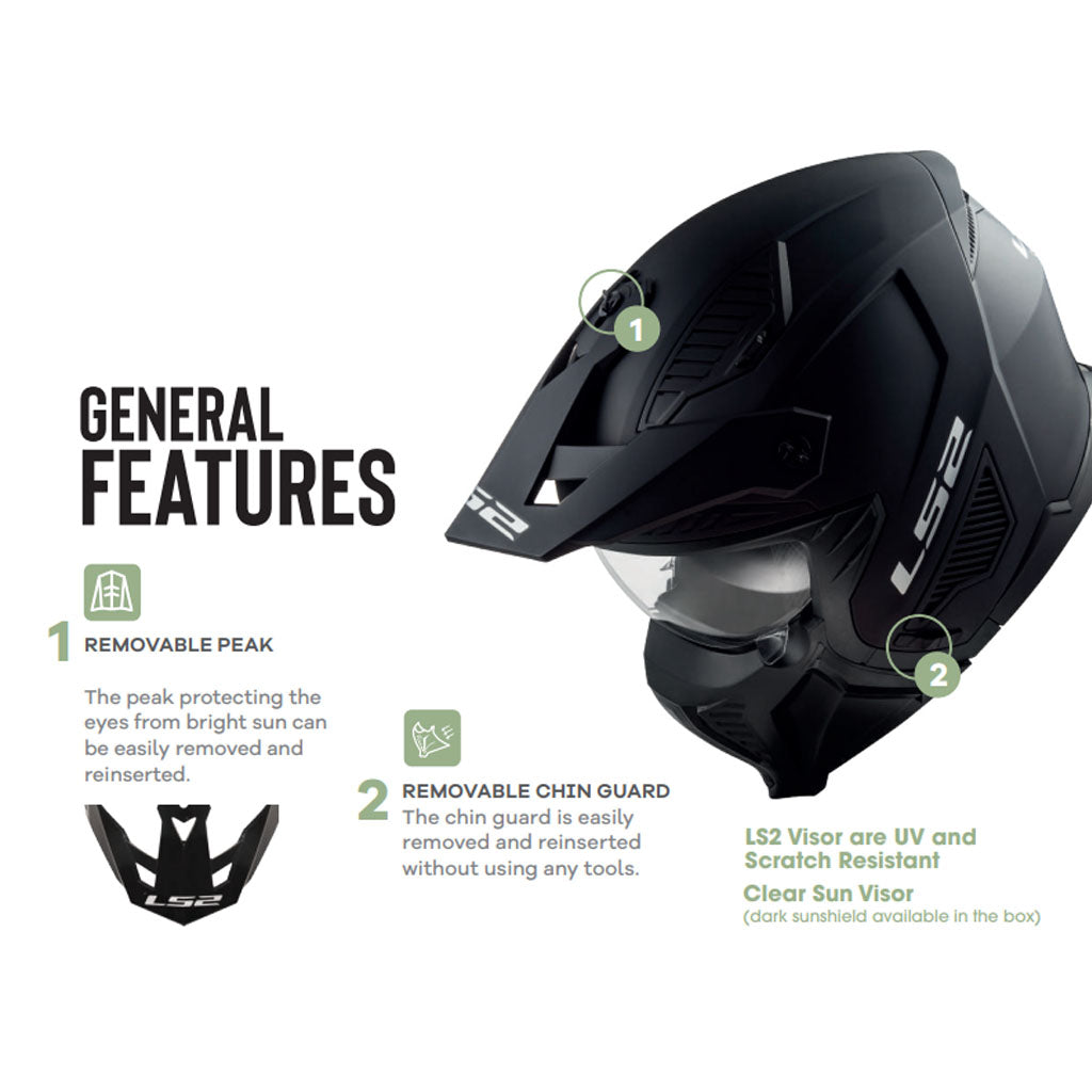 LS2 OF606 DRIFTER MOTORCYCLE OPEN FACE HELMET