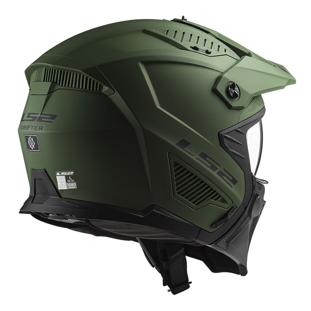 LS2 OF606 DRIFTER MOTORCYCLE OPEN FACE HELMET