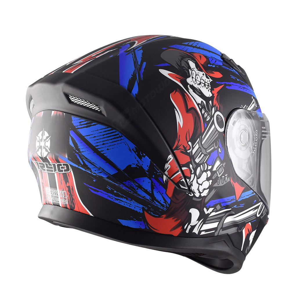 RYO RF-3SV SA-39 MOTORCYCLE FULL FACE HELMET