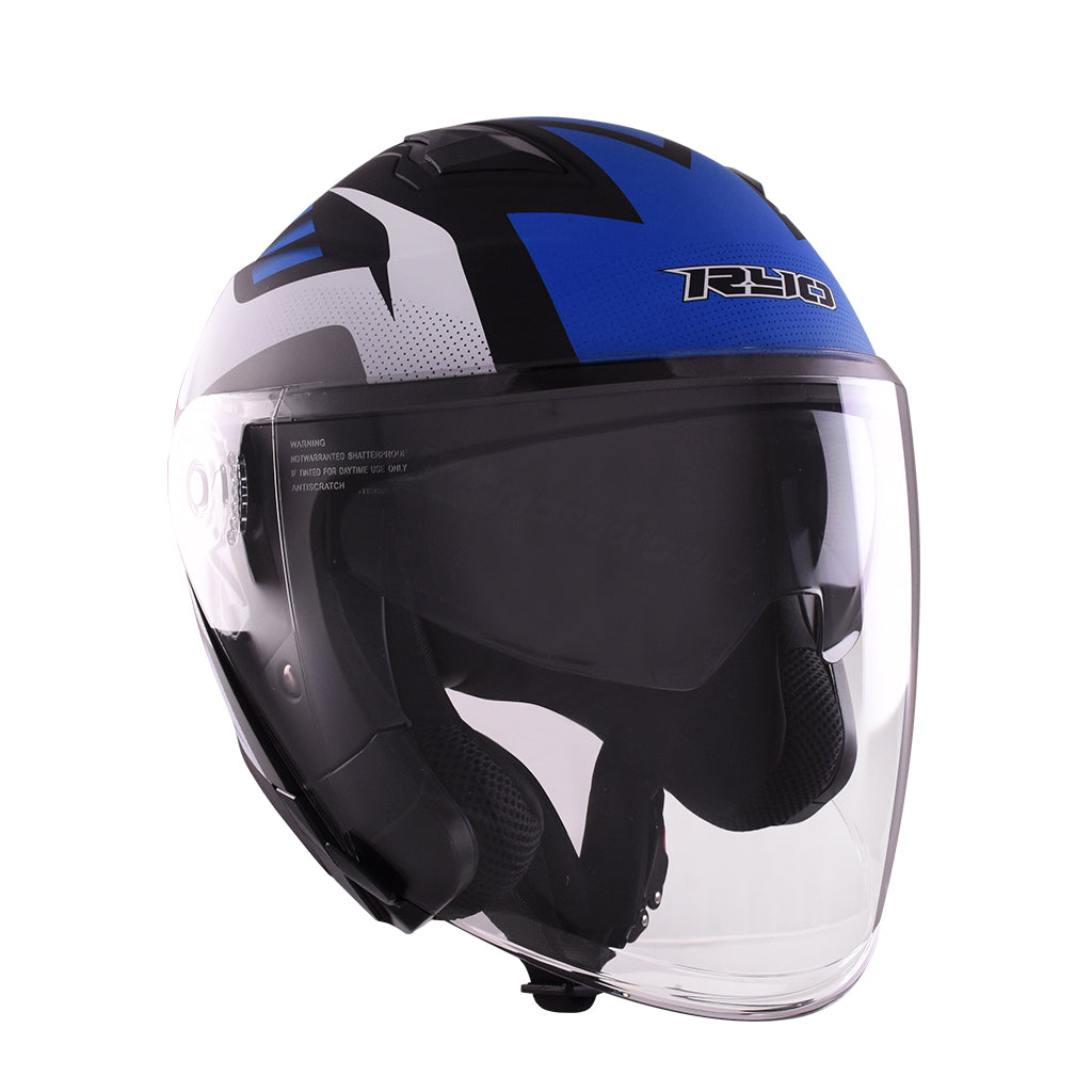 RYO RO-3 (SB-31) MOTORCYCLE OPEN FACE HELMET