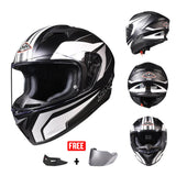 SMK STELLAR SPORT MONO FULL FACE HELMET w/ FREE SPOILER & VISOR