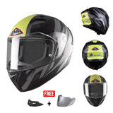 SMK STELLAR SPORT FULL FACE HELMET w/ FREE SPOILER & VISOR