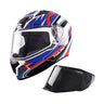 STUDDS THUNDER MOTORCYCLE FULL FACE HELMET (w/ FREE EXTRA VISOR)