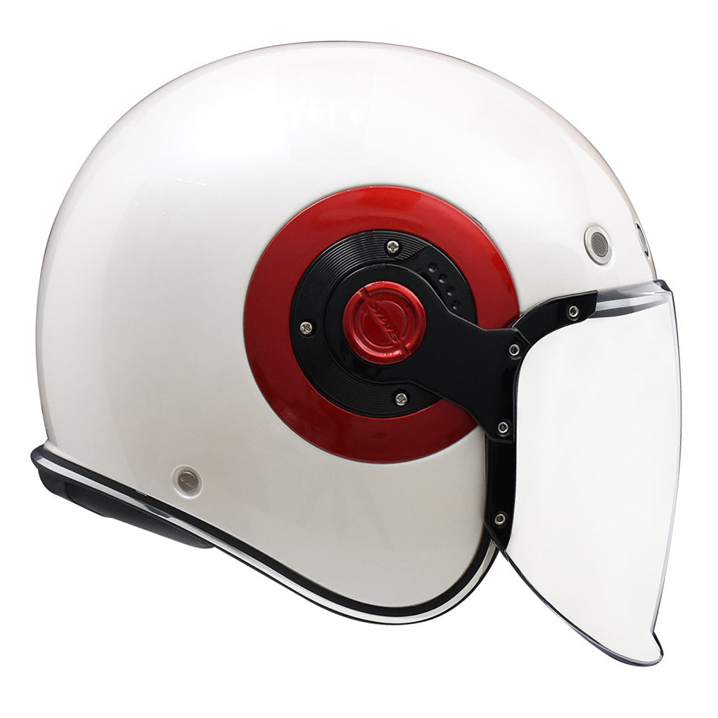 SMK RETRO JET MOTORCYCLE OPEN FACE HELMET