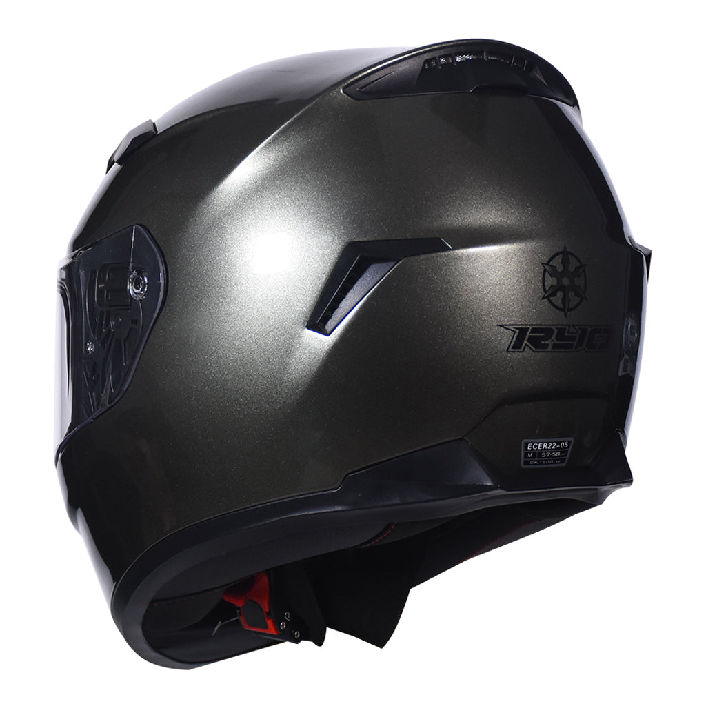 Ryo helmet hot sale matte black