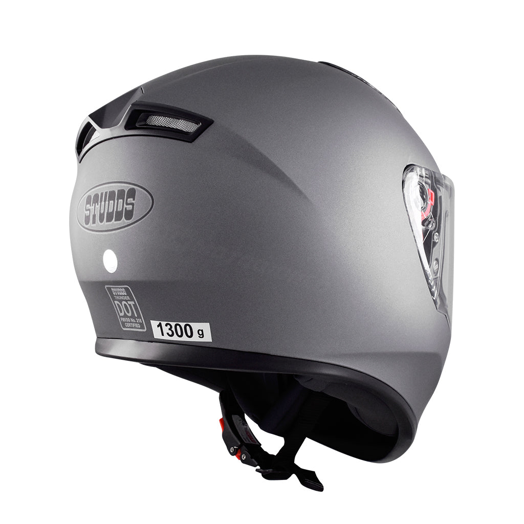 STUDDS THUNDER MOTORCYCLE FULL FACE HELMET (w/ FREE EXTRA VISOR)